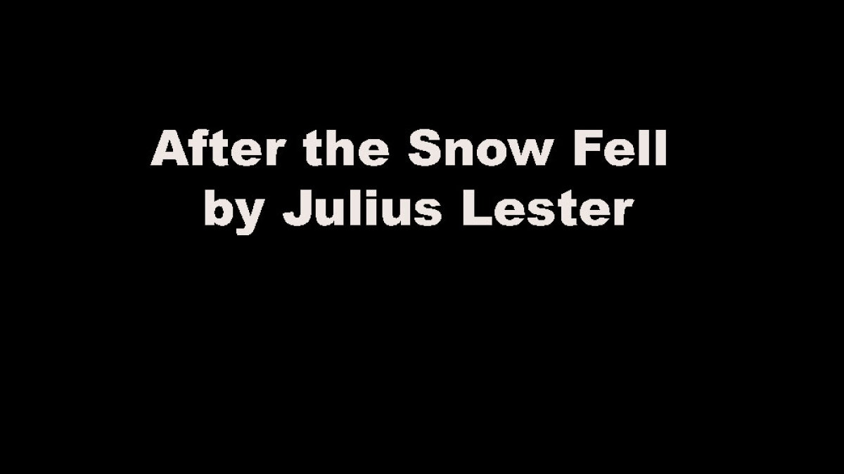 Lot 128_After the Snow Fell © Julius Lester; 8.5” X 11”; $125