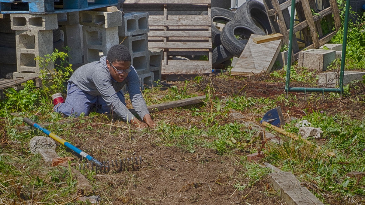 Gardening the Community Garden #26_1 © 2020 Patricia Crutchfield