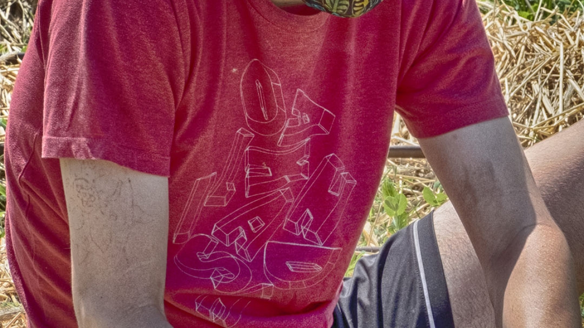 Gardening the Community Garden #73 © 2020 Patricia Crutchfield