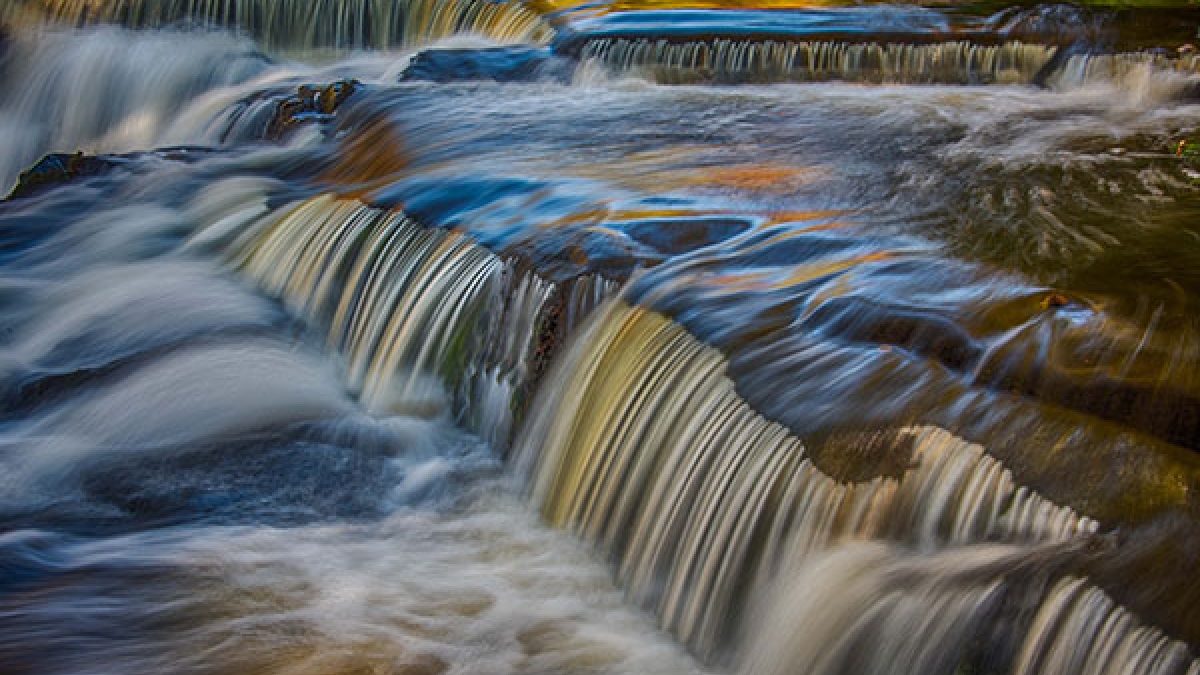 Water Color Flow ©Patricia Crutchfield, 2018