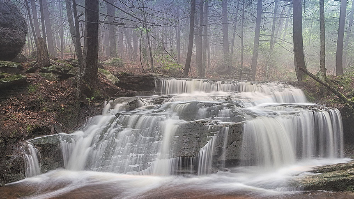 Amethyst Brook Waterfall © 2022 Steve Gingold