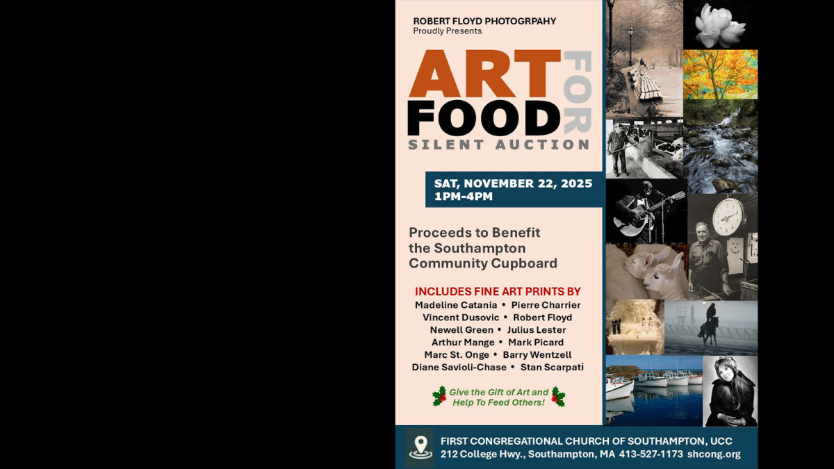 ART FOR FOOD SILENT AUCTION POSTER