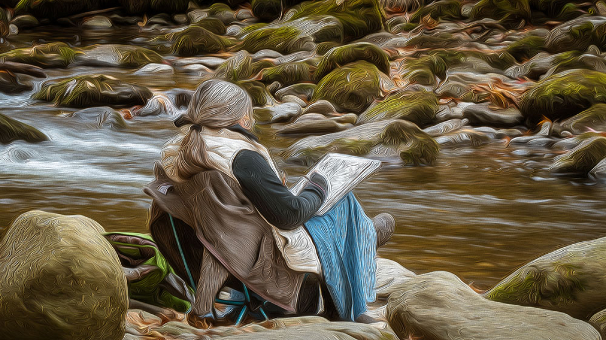 Artist At Work © 2022 Rosemary Polletta