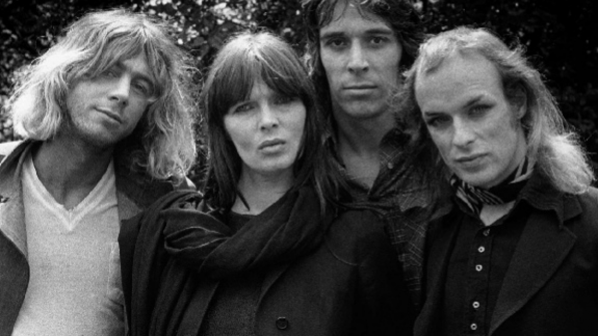 Kevin Ayers_Nico_John Cale_Brian Eno ©Barrie Wentzell, 1974