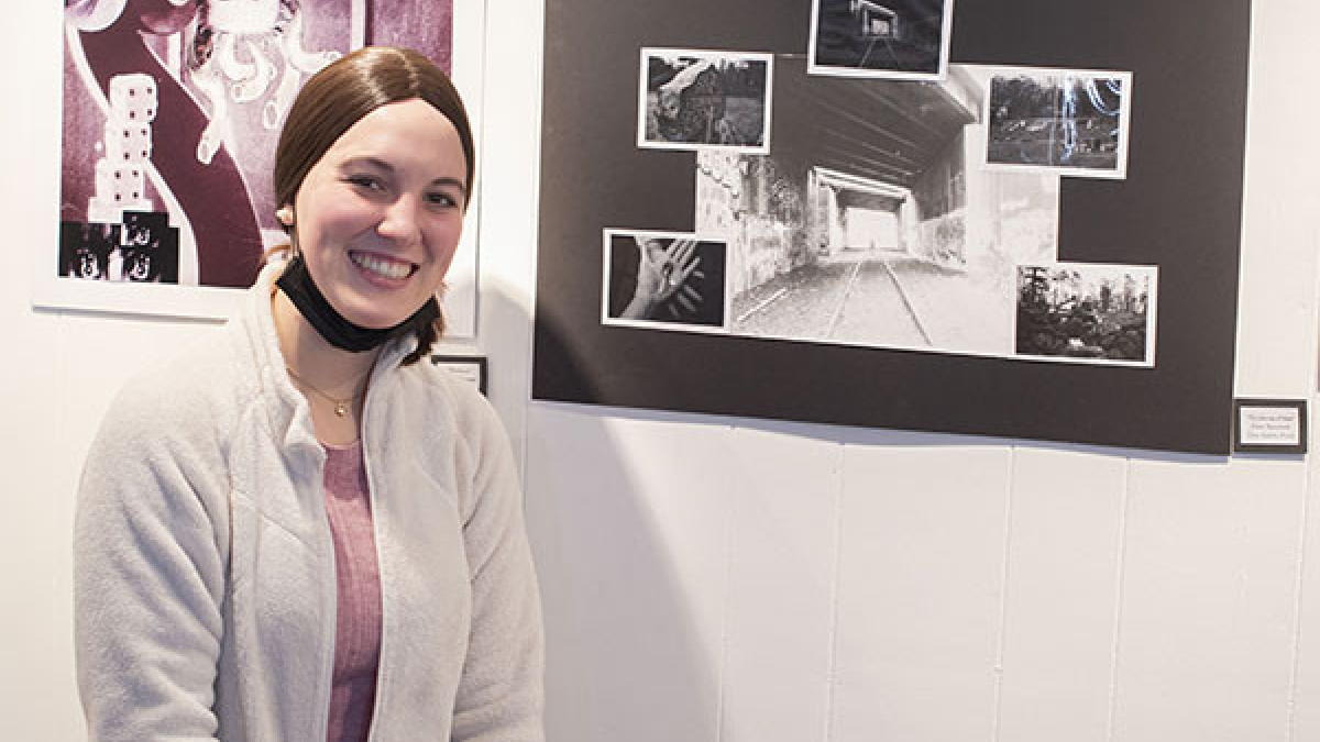 Ciara Toporowski with her 