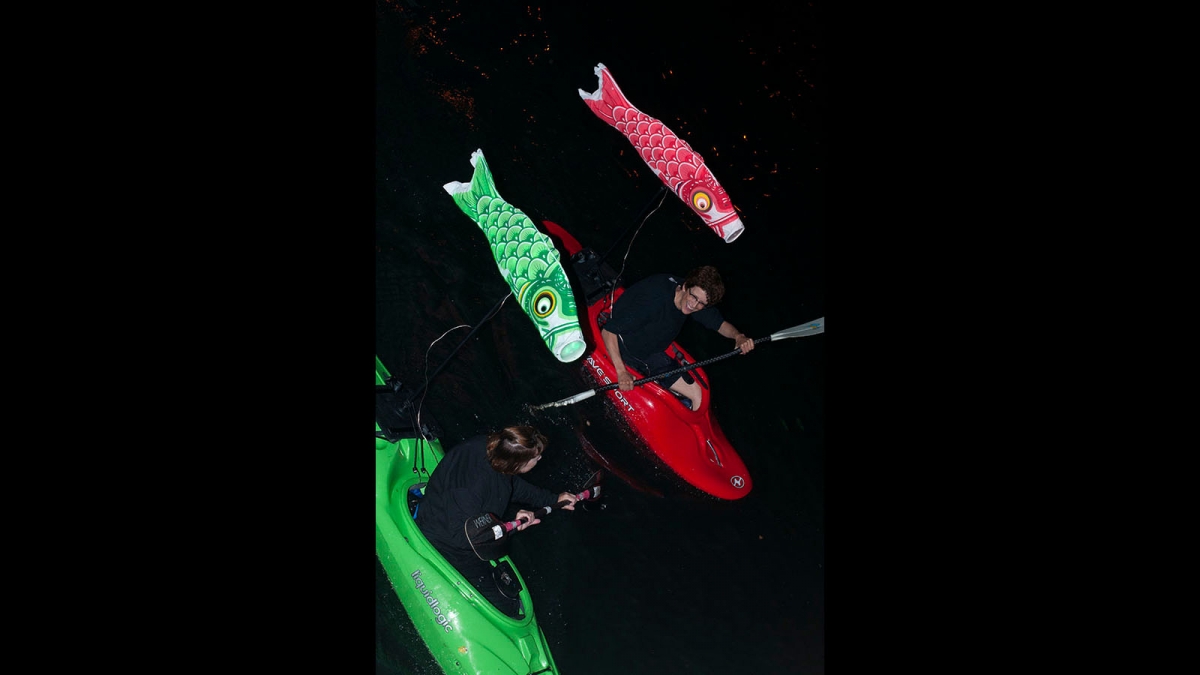 Two Paddlers ©Robert Floyd, 2012