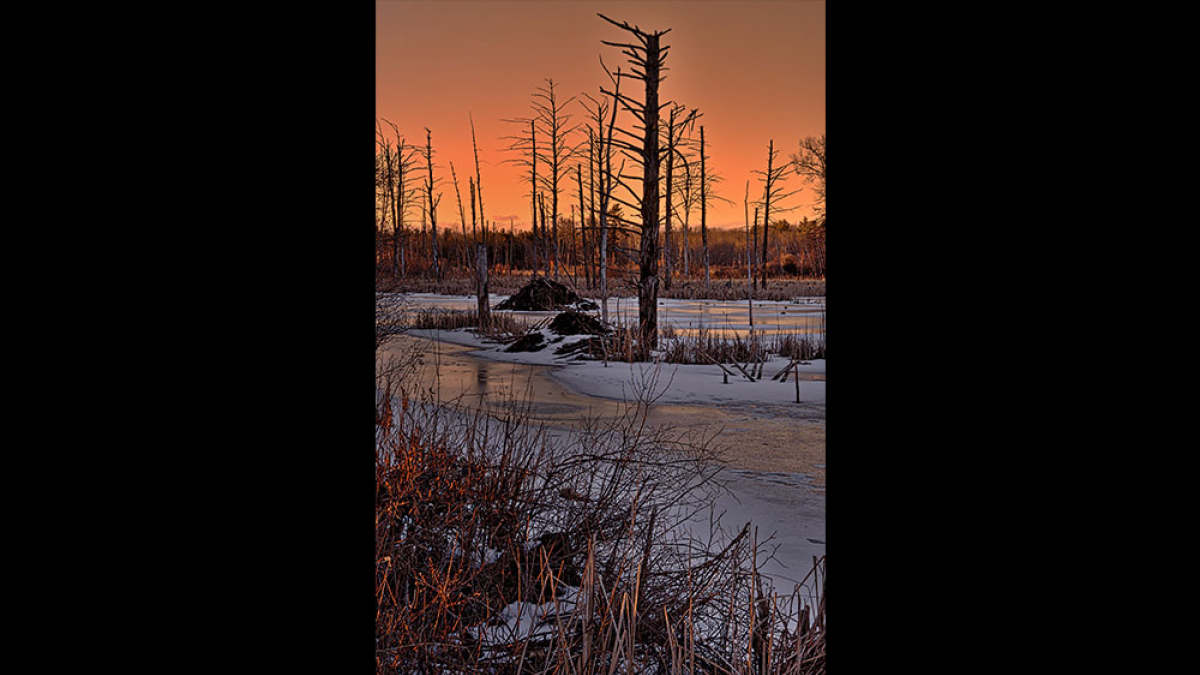 Sunset at Poor Man Pond © Jack Grimaldi