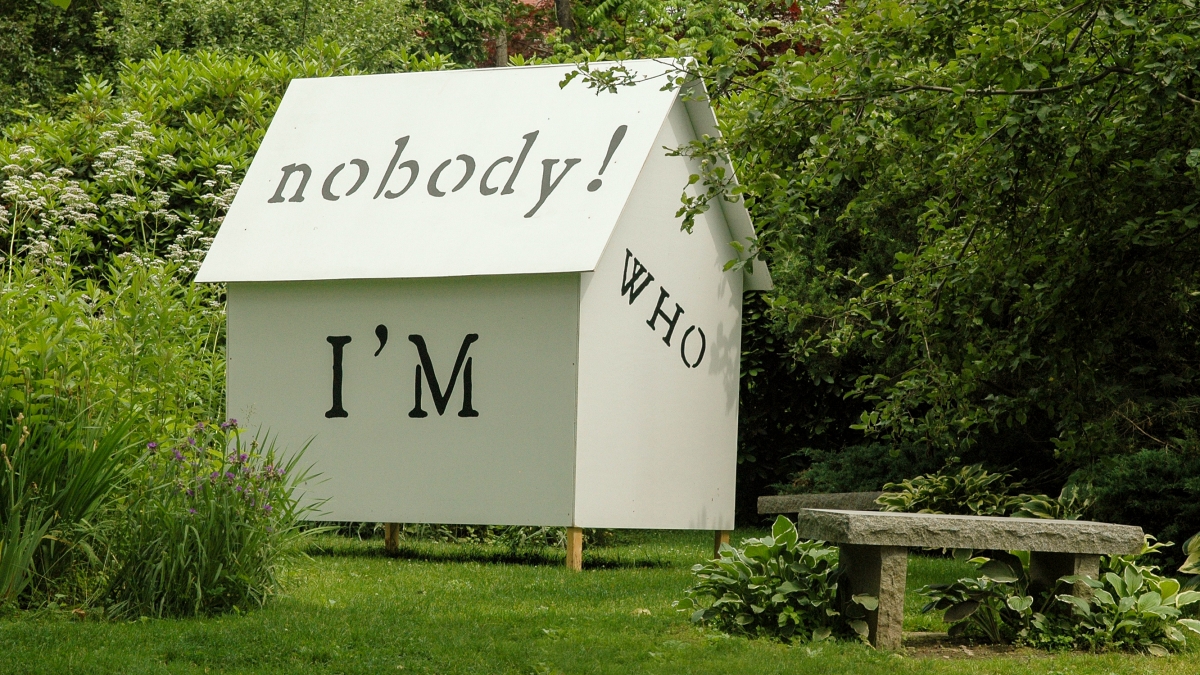 Emily Dickinson Outdoor Art © Robert Floyd