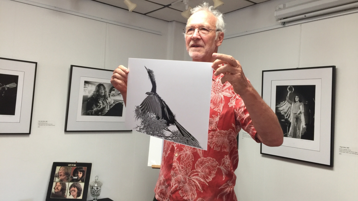 Larry Cadorette shares one of his b&w artwork prints.