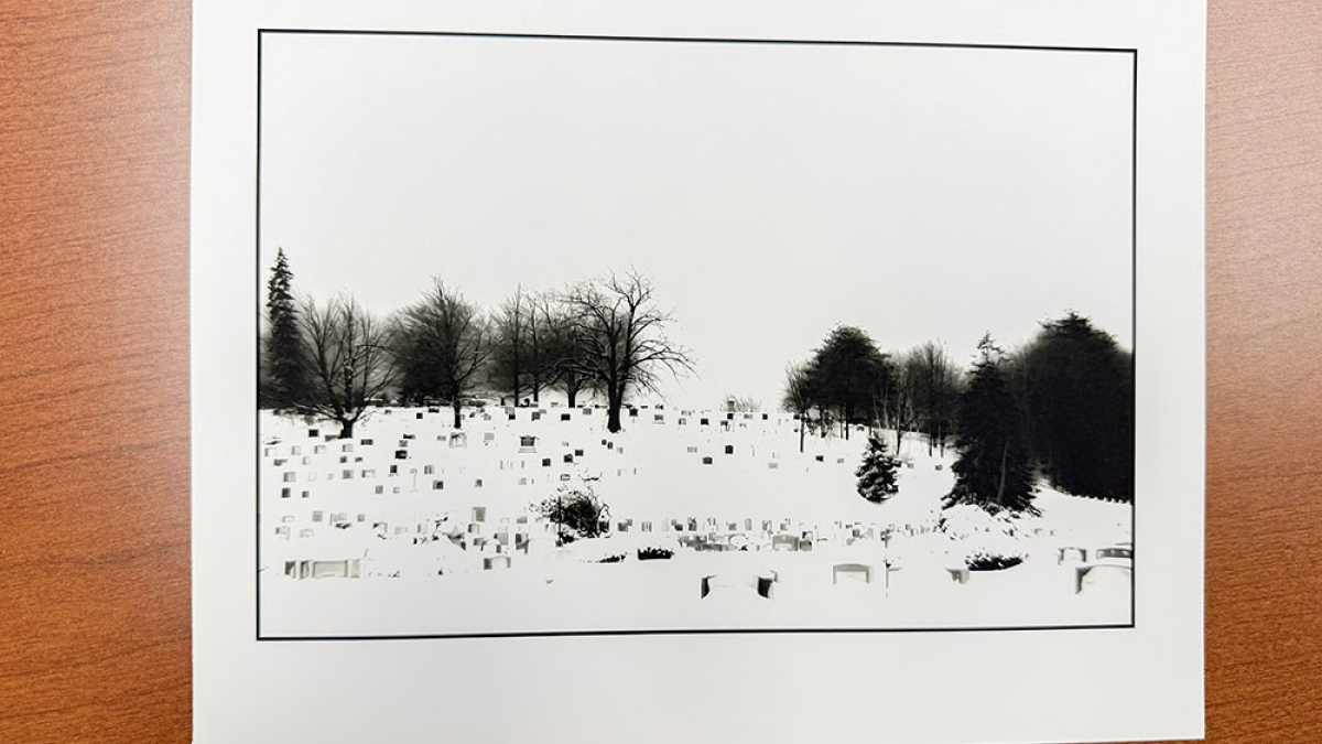 Cemetery, Fitchburg © 1966 Julius Lester   $150