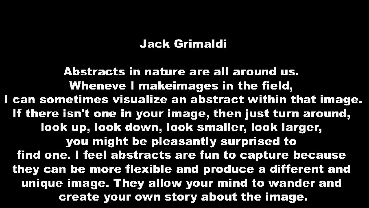 Jack Grimaldi Artist Statement