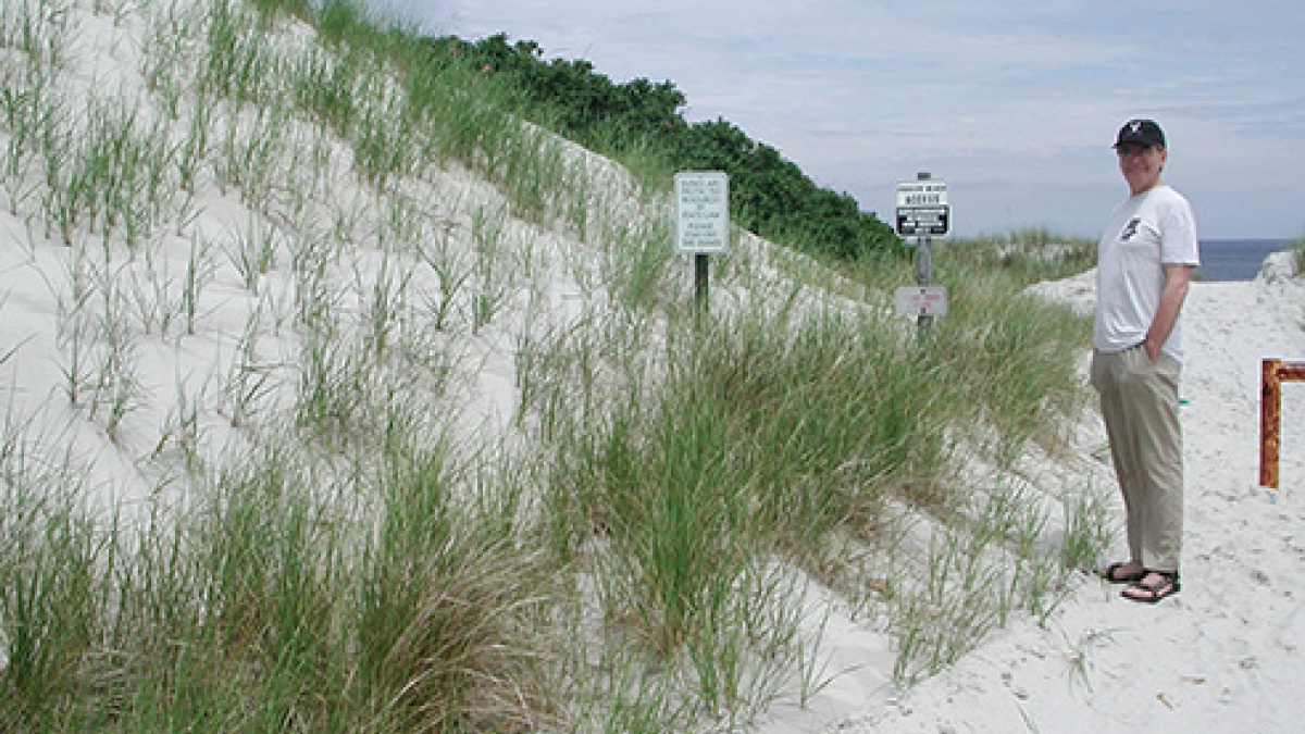 Robert Floyd on Cape Cod. File photo.