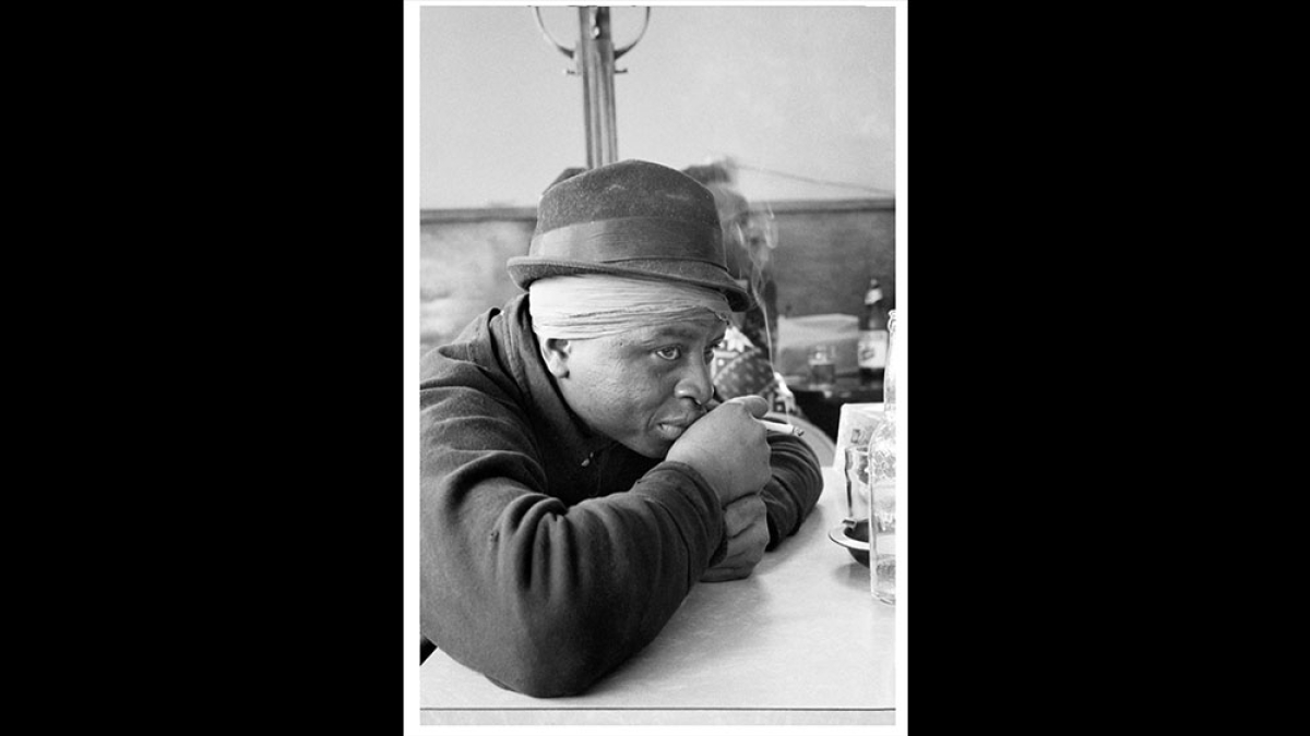 Lunch Counter Portrait, Greenwood, MS, Black South  (Matted and framed) Only $475