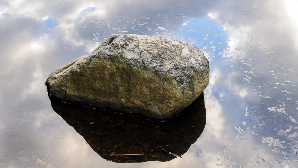Rock and Reflection ©Marc St. Onge, 2018