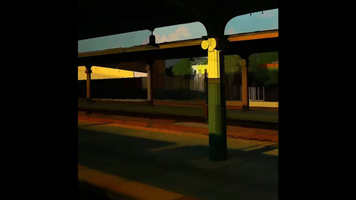 Train Platform © Julius Lester   $125