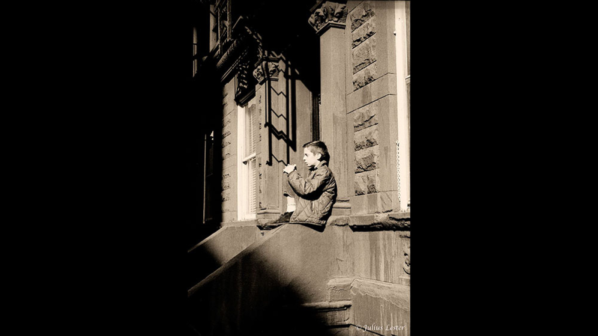 Young Man on Stoop, NYC © 1966 Julius Lester