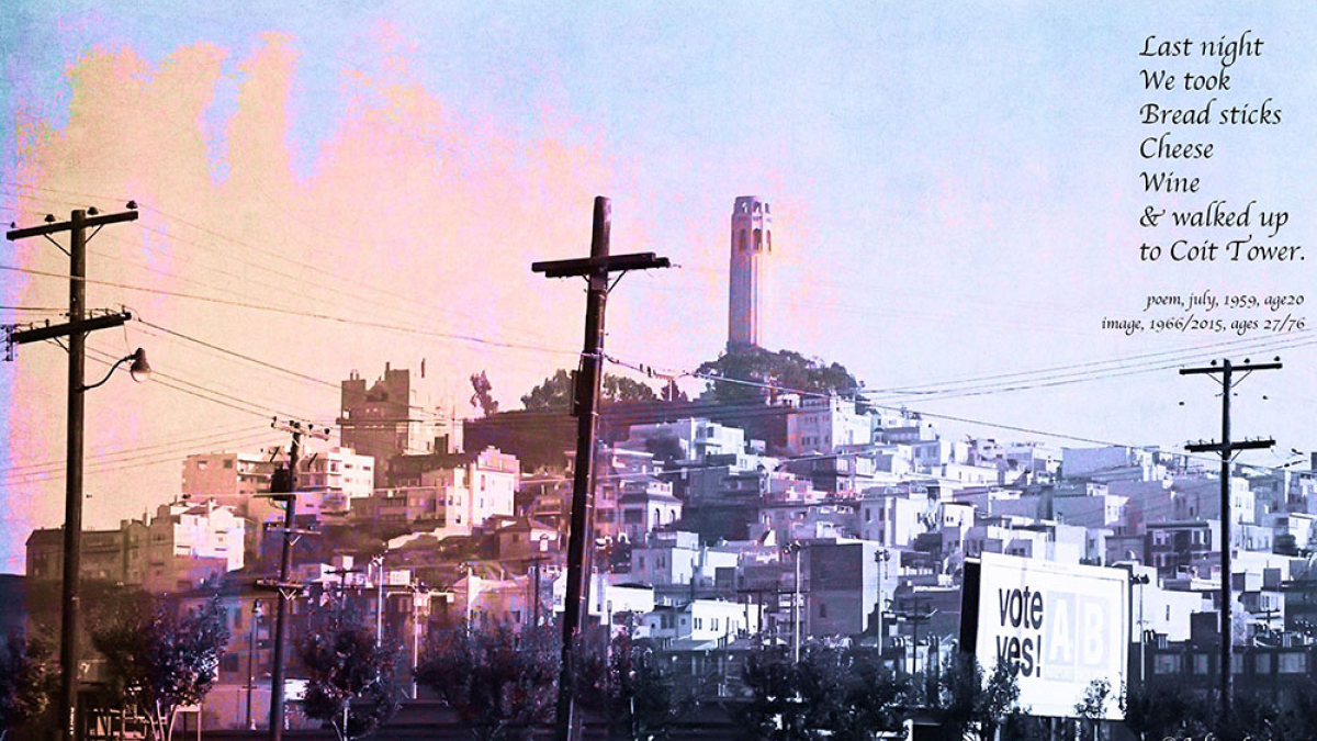 Last night we took breadsticks, San Francisco © Julius Lester only $300